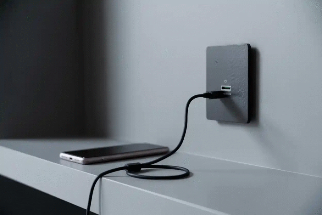 Efapel Carregador USB Tipo A 1 Mod Grafite - 45383SGR